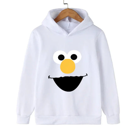 Spring and Autumn Cartoon Print Children's Hooded Hoodie Top New Casual Fashion Kid Sweatshirt Coat Boys/Girls Hooded Pullover