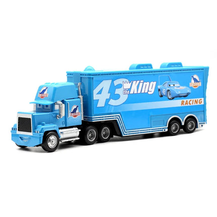 Disney Pixar Cars And Trucks Toy Set Lightning Mcqueen Mike Uncle The King Cruz 1/43 Diecast Model Trucks NEW YEAR Gift for Kids