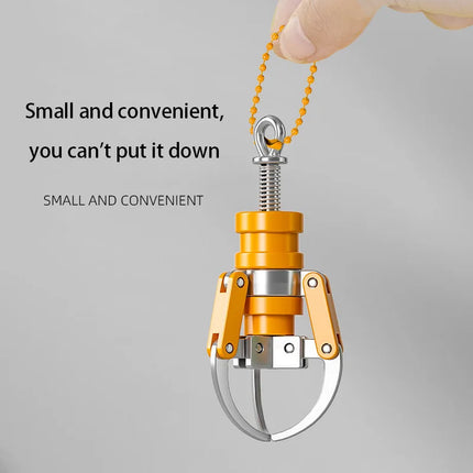 Doll Machine Grab-clip keychain Can Clip Simulated Mini Color Claw keychain Bag Pendant Accessories For Party Gifts New