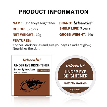 Illuminating Under-Eye Concealer Full Coverage Long Lasting Nourish Correcting Eye Concealer Korean Makeup Conceal Dark Circles