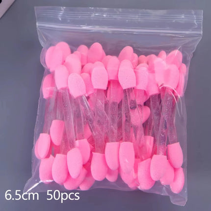 10/30/300pcs Double Ended Eyeshadow Brush Eyeshadow Applicators 6.2cm Makeup Sponge Brushes For Women Cosmetic Beauty Tool