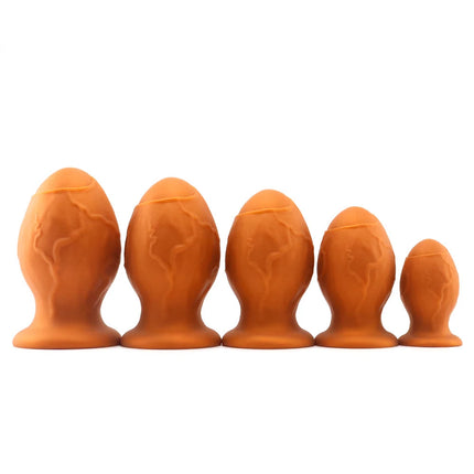 Silicone Anal Egg Butt Plug Large Anal Beads Anal Plug Dildo Anal Stimulator Dilator Masturbator Adult Toy Sex Products Sex Shop