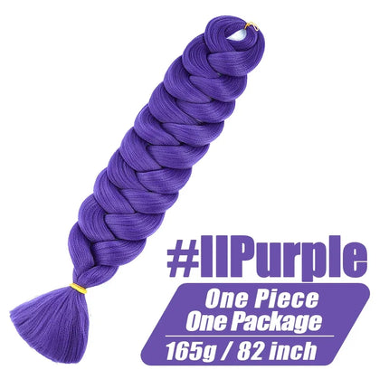 High-end Wigundle Kanekalon Crochet Hair Braiding Hair Extensions For Women Jumbo Braids Pre Stretched Synthetic Hair X pression