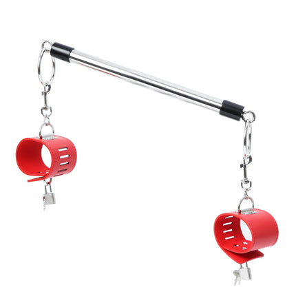 Sex Toy Kit of Spreader Bar Couples Adjustable Cuff BDSM Handcuffs Leg Cuff for SM Slave Restraint Sextoy Removable Cuffs Toy