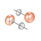 pink pearl silver / 10-11mm