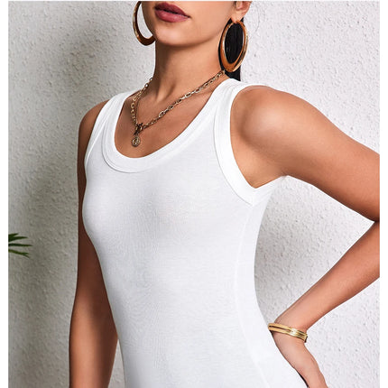 1/3 Piece Four Seasons Thin Solid Color Camisole for Young Women Plus Size Comfortable and Sexy T-shirt Shirt Casual