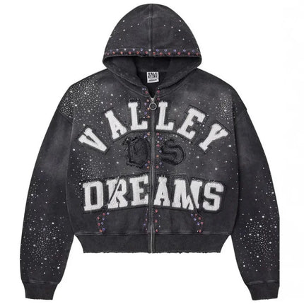 valley dreams hoodie Dark Style Men's and Women's Loose Casual Design with a Sense of Hygiene, Hooded Sweatshirt and Retro Style