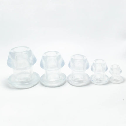 Hollow Vaginal Peephole Vaginal Peephole Anal Plug Vaginal Dilation Anal Dilation BDSM Enema Sex Toy Butt Plug for Men Women