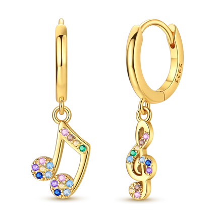 Women original 925 Silver Golden Glowing Firefly Stud Earring Bilayer Round Droplets Heart Gold Hoop Earrings Party Jewelry Gift