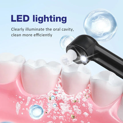 Multifunctional Electric Teeth Polisher Tooth Cleaning Tool Teeth Stains Cleaner Oral Care Brush for Daily Use