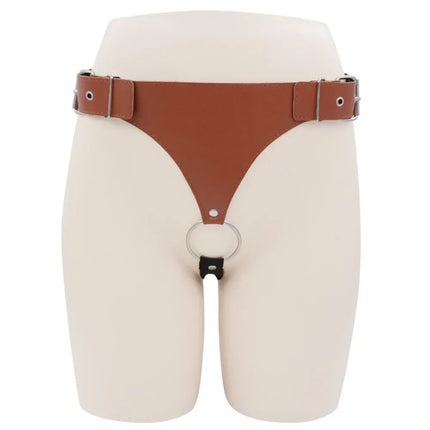 Men Underwear Chastity Pants Prosthetic Penis Exotic Briefs Sex Toys For Man Belt Wear Pants Lock Essence Ring Delay Ring