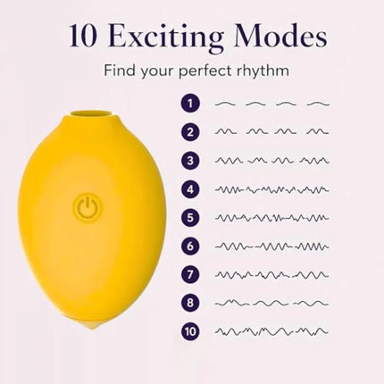 Little Lemon Shaped Handheld Massager - Adult Pleasure Tools, Female Intimate Toy, Personal Pleasure Vibrator, Discreet Mini St