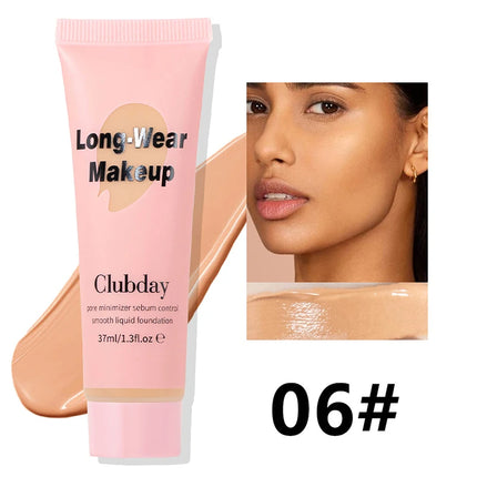 High Coverage Liquid Foundation BB Cream Primer Waterproof Lasting Concealer Corrector Base Facial Korean Makeup Women Cosmetics