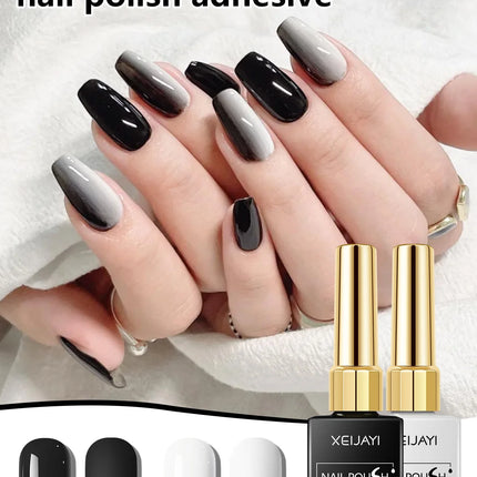 XEIJAYI 15ML White Regular Nail Polish for Semi Permanent Base Top Coat Manicure Soak Off Varnishes Nail Art esmalte de uñas