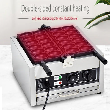 HomeWise FY-153 12 Eggs Waffle Machine Waffle Maker Bread Smiling Mold Street Snack Machine 110V 220V Electric/Gas Waffle Maker