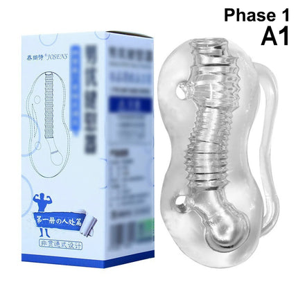 1Pc Silicone Penis Trainer Vagina Masturbation Products Man Sex Toys Men Endurance Exercise Stretcher Adult Sex Toys