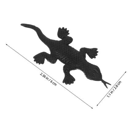 200Pcs Realistic Lizard PVC Reptile Simulation Halloween Prank Prop Early Learning Animal Recognition Party Favors Goody Bag