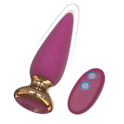 Anal Plug Vibrator 10 Vibration Modes Anal Toy For Couples Prostate Massager Sex Toys With Remote Control Vibrator Anal Toys