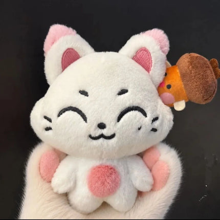 New 10cm JUNGWON Plush Pendant Kawaii JAKE HEESEUNG Jay Cos Animal Mini Stuffed Doll Keychain Toy For Fans Gifts