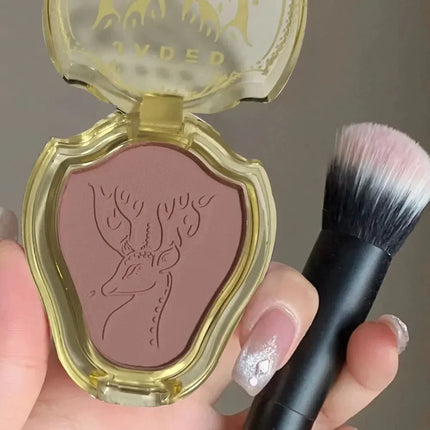 Mini Lasting Waterproof Face Blusher Face Contouring Soft Cheek Rouge Female Makeup Brighten Face Matte Natural Blush Palette