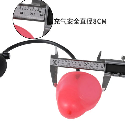 Super Long 5 Beads Inflatable Anal Plug Silicone Column Expandable Big Butt Plug Dildo Pump Ass Dilator BDSM Sex Toy for Couples