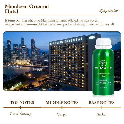 NAMSTE Support Dropshipping 500ML Hotel Collection Essential Oil Scent Luxury Hotel Inspired Perfumes Aroma Essential Oil