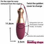purple bowling egg