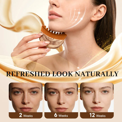 1/2 Pcs Lymphatic Contour Face Brush for Sculpting Anti-Puffiness, Detox & Lift, Improves Skin Glow Absorption