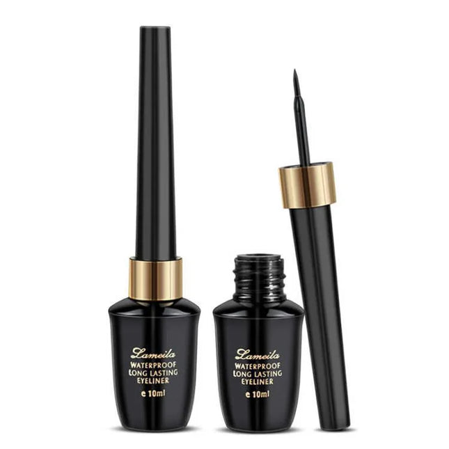 LAMEILA Long-lasting Hard-tipped Gel Eye Ultra-fine Waterproof Black Liquid Eyeliner Pen