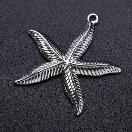 5pcs Stainless Steel Conch Starfish Turtle Charms For Jewelry Making Supplies Ocean Charm Silver Color Pendant Handmade Material