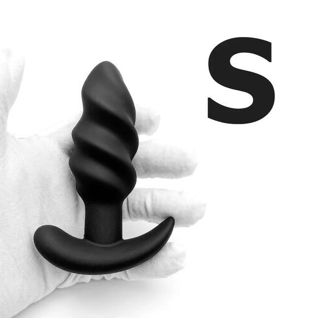 Silicone Threaded Anal Plug 4 Sizes Anal Plug Butt Plug Unisex Wearable Stopper Adults Sex Toys for Men Women Trainer