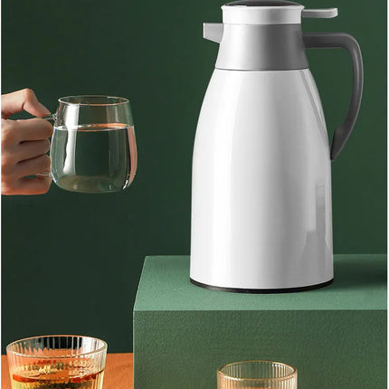 Large Capacity Thermos Kettle Thermal coffee Kettle Hot Water Bottle Coffee Thermal Bottle Large Capacity Glass Liner