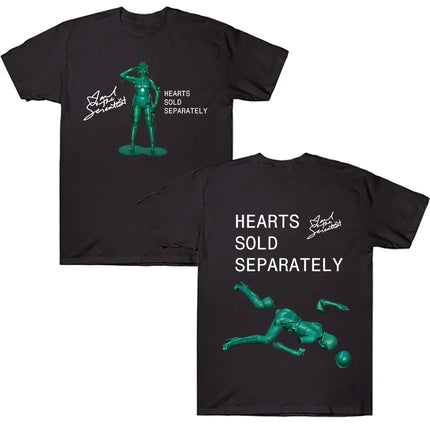 Mariah The Scientist T Shirt Hearts Sold Separately New Album Graphic Tees Women Cotton O-neck Short Sleeve Clothing Unisex Y2K