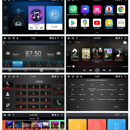 BQCC 7" Android 13 Octa Core Car Player Mirrorlink Carplay WIFI GPS For Volkswagen VW CC Passat B7 Polo Golf 5 6 Jetta mk5 mk6