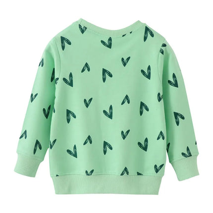 Jumping Meters Hot Selling Children's Clothing Autumn Spring Boys Girls Sweatshirts Long Sleeve Cotton O-neck Baby Sport Shirts