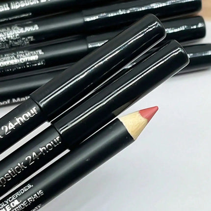 12pcs Lip Liner Pen 12 Colors Professional Lip Liner Pencil and Matte Lip Non-stick Cup Nude Lipstick Pencil SET lip liner set