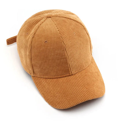 SLECKTON Custom Baseball Cap for Women and Men Fashion Design Brand LOGO Letter Embroidery Hats Corduroy Hats Unisex Wholesale