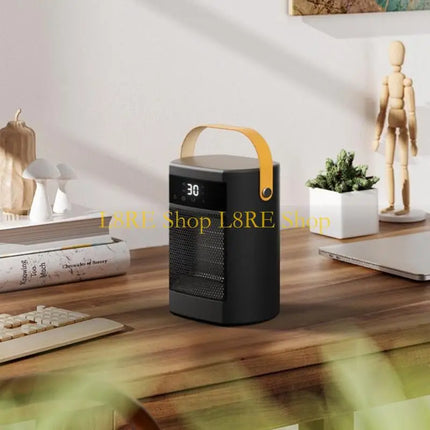 L8RE 110V Fast Heating 1500W PTC Ceramic Heater Oscillating Warmer Small Desk Heater Office Indoor Indoor Bedroom Hot Air Fan