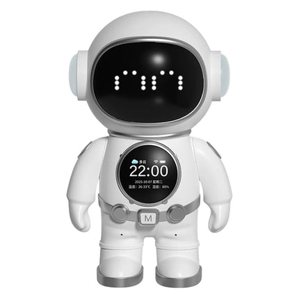 Ai Astronaut Robot Voice Control Bluetooth Wifi Dual Mode Alarm Clock Desktop Toy Dynamic Expression Movable Joint Type C
