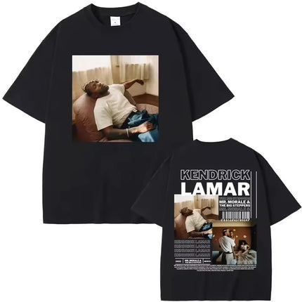 Rapper Kendrick Lamar DAMN To Pimp A Butterfly Mr. Morale & The Big Steppers Album Graphic Wamen Unisex Men T-shirt
