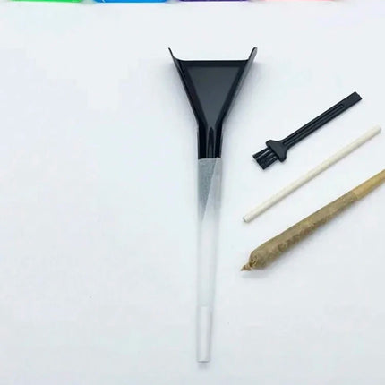 Pre Rolled Cones Loader Funnel Tool Set Including 1pcs Cone Loader, 1pcs Cleaning Brush And 1pcs Pressing Rod Tobacco Loader