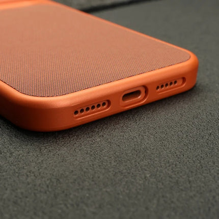 Vintage Woven Leather Textured Case For iPhone 17 Air 16 15 14 13 12 Pro Max Retro Shockproof PC Plating Armor Hard Phone Cover