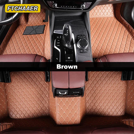 Custom Car Floor Mats For VW Polo Polo-Plus Polo-GTI Auto Carpets Foot Coche Accessorie