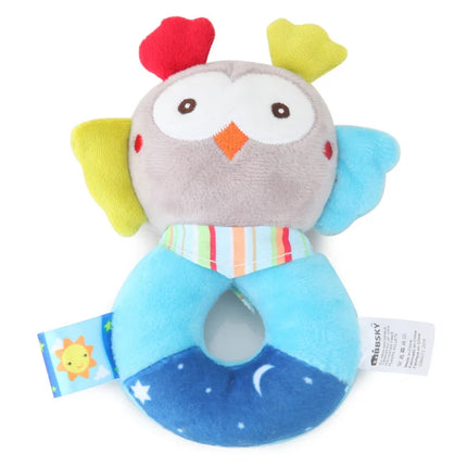 Rattles Animal Giraffe Baby Soft Stuffed Doll Teether Doll Cute Kids Infant Baby Teething Toys For Newborn Sensory Plush Toys