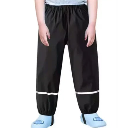 Kids Raincoat Rain Pants Waterproof Cartoon Children's Kids Rain Dungarees Mud Trousers Waterproof Breathable for Girls Boys