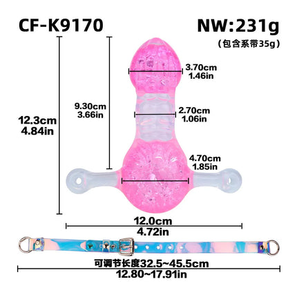 Adjustable Mouth Plug Silicone Anal Plug Dilator with Ball Gag and Straps BDSM Adult Sex Toy for Women and Men Role Play 18+