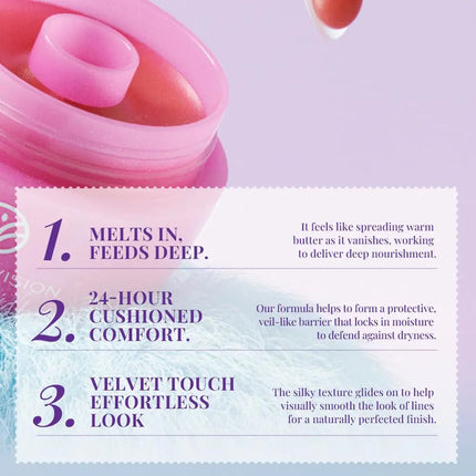 Fruit Flavored Lip Mask Egg Cherry Strawberry Blueberry Peach, Hydrating Reduces Lip Lines Lip Care, Portable Puff Ball Keychain