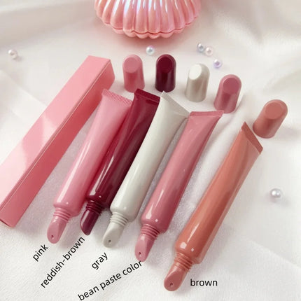 10-200pcs Empty 10ml Squeeze Tube Soft Hose Sample Bottle Eye Cream Lip Gloss Lip Oil Balm Cosmetic Container Packaging