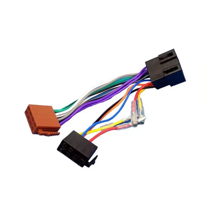 16 Pin Car Stereo Radio ISO Cable Adapter For VW ISO Female To ISO Male Plug Connector Wiring Harness Automobile Accessories