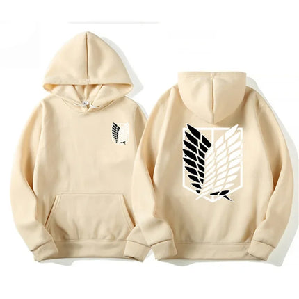 Attack on Titan Men's Hoodies Anime Hoodies Men and Women Streetwear Pullover Harajuku Shingeki No Kyojin Hoodies Sweatshirt
